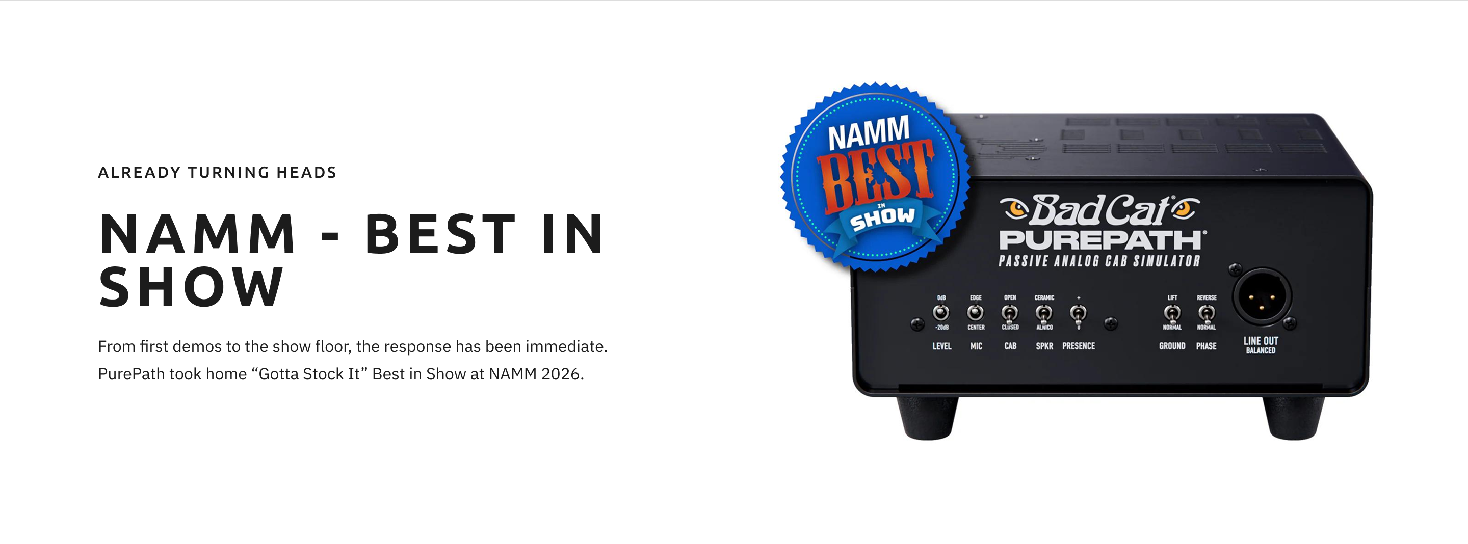 NAMM - Best In Show